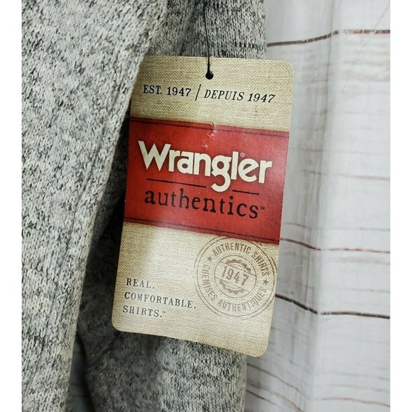 Wrangler Authentic Fleece Quarter-Zip Real Comfortable Men’s XL Sweater - Picture 3 of 11